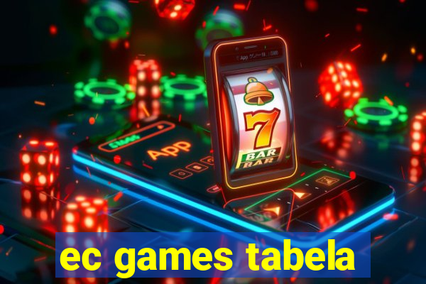 ec games tabela